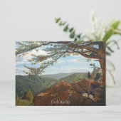 Schilderachtig uitzicht op gebergte in pastoraal l kaart (Staand voorkant)