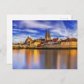 Schilderachtig Uitzicht Regensburg Briefkaart (Voorkant / Achterkant)
