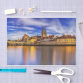 Schilderachtig Uitzicht Regensburg Tissuepapier (Craft)