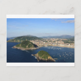 Schilderachtig uitzicht San Sebastian Briefkaart