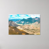 Schilderachtig uitzicht van Chief Joseph Highway i Canvas Afdruk (Voorkant)