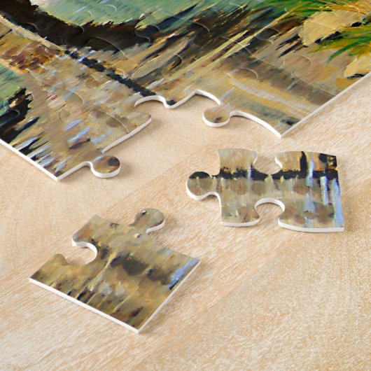 Schilderachtig Uitzicht van de forelenstroom van M Legpuzzel (Zijkant)