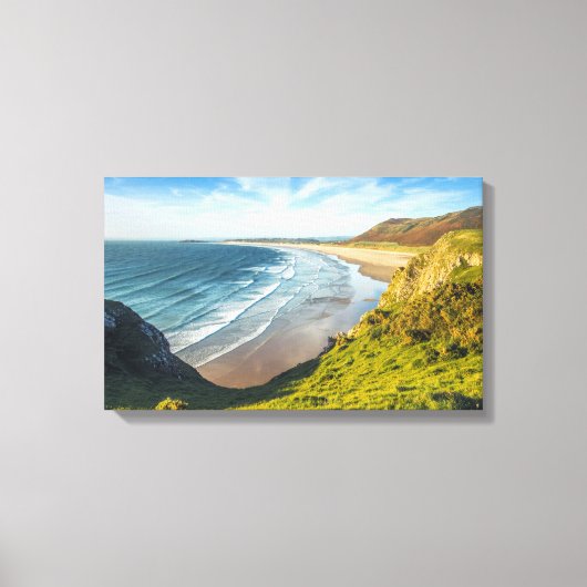 Schilderachtig Uitzicht van het landschap tegen he Canvas Afdruk (Voorkant)