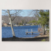 Schilderachtig Uitzicht van het meer in Connecticu Legpuzzel (Horizontaal)