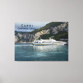 Schilderachtig Uitzicht van het passagiersschip Ca Canvas Afdruk (Voorkant)