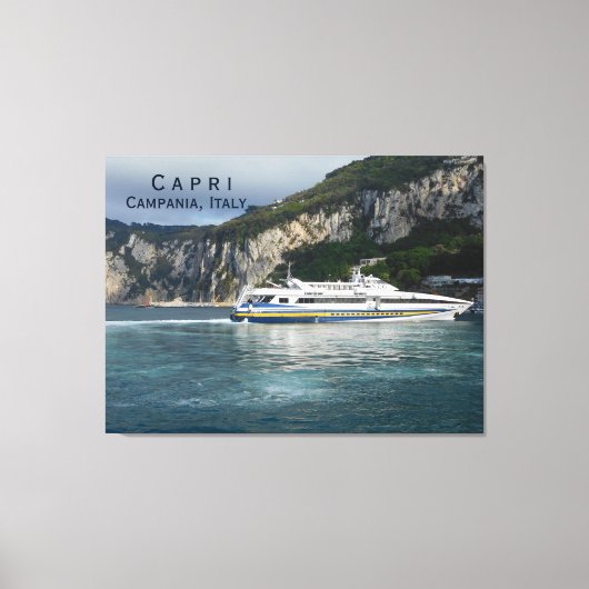 Schilderachtig Uitzicht van het passagiersschip Ca Canvas Afdruk (Voorkant)