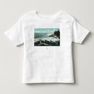 Schilderachtig Uitzicht van Kaapverdië van de Roc Kinder Shirts