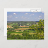 Schilderachtig uitzicht van landbouwgrond ten zuid briefkaart (Voorkant / Achterkant)