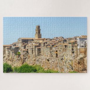 Schilderachtig uitzicht van Pitigliano, Toscane, I Legpuzzel