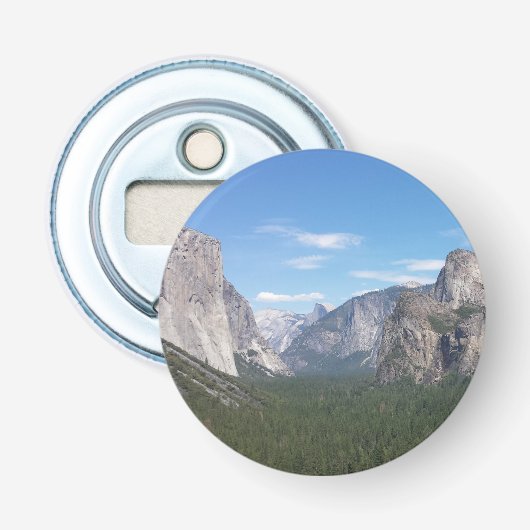 Schilderachtig van de Yosemite National Park Mount Button Flesopener (Voorkant)