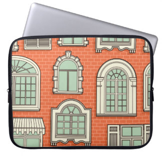  Schilderachtig vensterpatroon Laptop Sleeve