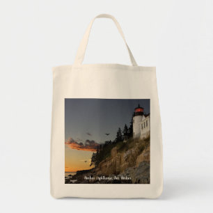 Schilderachtig vuurtoren van de haven van Bar Tote Bag