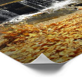 Schilderachtig Waterfall John 7:37 Poster (Hoek)