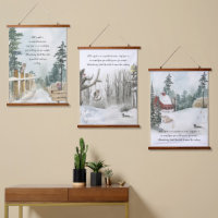 Schilderachtig Waterverf Natuur bossen Optionele f