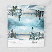 Schilderachtig Waterverf winterWonderland (Buitenkant ongevouwen)