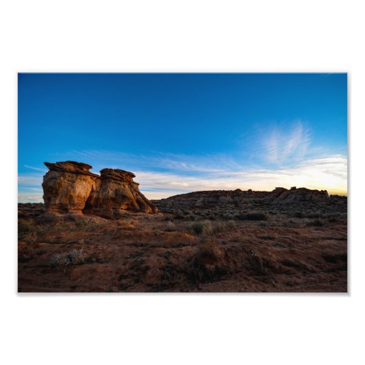 Schilderachtig weg foto afdruk (Voorkant)