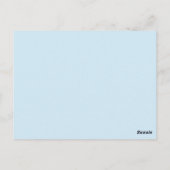 schilderachtig winterse briefkaart (Achterkant)