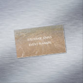 Schilderachtig Zee Aangepaste tekst Aangepaste fo Magnetisch Visitekaartje (Voorbeeld)