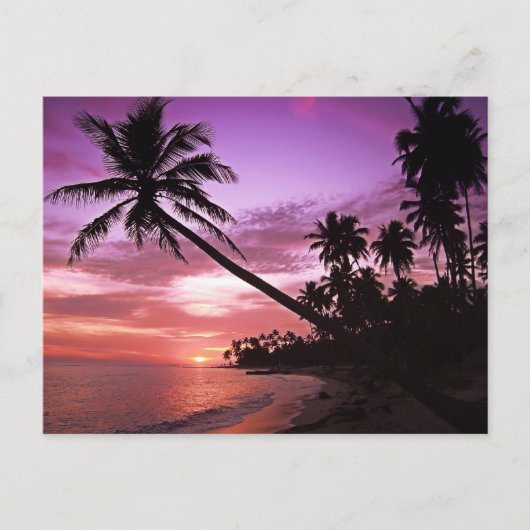 Schilderachtig zonsondergang briefkaart (Voorkant)