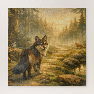 Schilderachtige Bosgezellen | 20" × 20" Puzzel