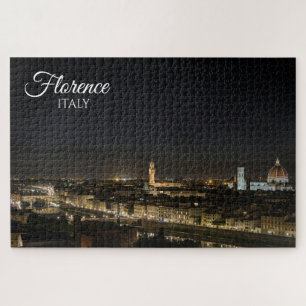 Schilderachtige Florence Italië Silhouette Legpuzz Legpuzzel