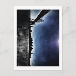 Schilderachtige foto van de skyline van San Franci Briefkaart