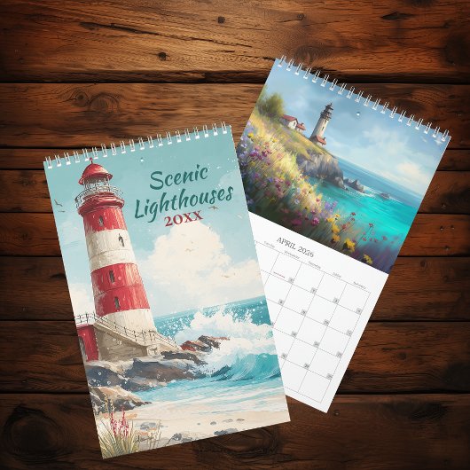 Schilderachtige Vuurtorens 2027 Kalender