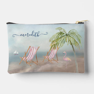 Schilderachtige Waterverf Strand Scene Naam Etui