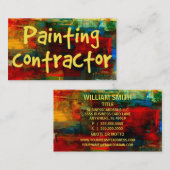 Schilderbedrijf in Paint Visitekaartje (Voorkant / Achterkant)
