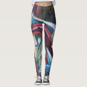 Schilderd op tanden door TRICKSTER REX Leggings (Voorkant)