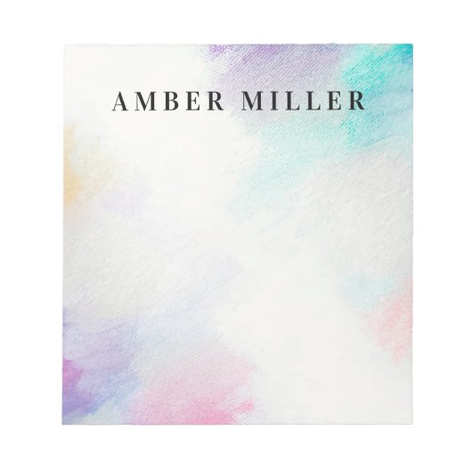 Schilderdoek Notitieblok (Voorkant)