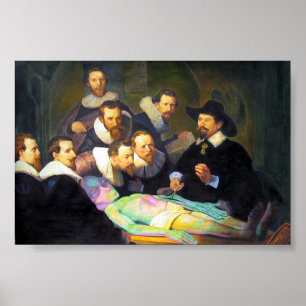 Schilderen Anatomie Lessen met Alien Horizontaal Poster