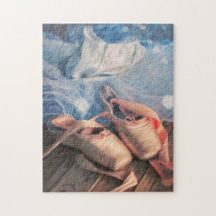 Schilderen balletschoenen en jersey legpuzzel