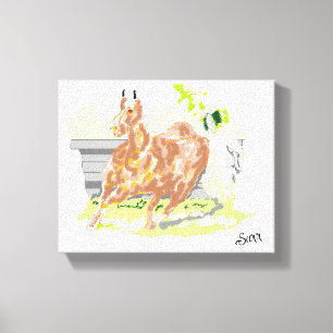 Schilderen: Bandit Canvas Afdruk