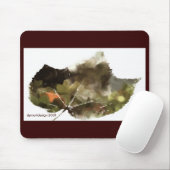 _Schilderen-blad-donker, dpmartdesign 2009 Muismat (Met muis)