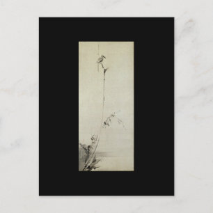 Schilderen door Miyamoto Musashi, c. jaren '1600 Briefkaart