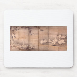 Schilderen door Miyamoto Musashi, c. jaren '1600 Muismat