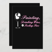 Schilderen| Drink wijnklep Kaart (Voorkant / Achterkant)