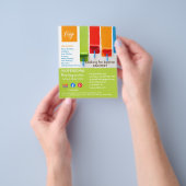 Schilderen en versieren van de handymanflyer flyer (Hand)