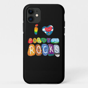 Schilderen I Love Rock Painting Funny Rock Paint iPhone 11 Hoesje