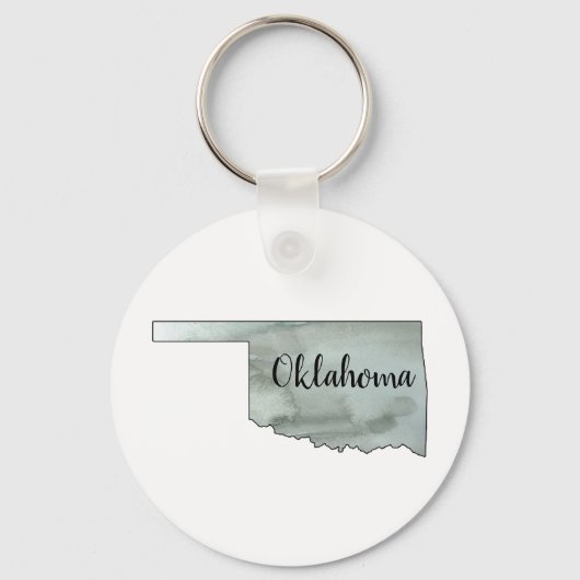 Schilderen in Oklahoma State Sleutelhanger (Voorkant)