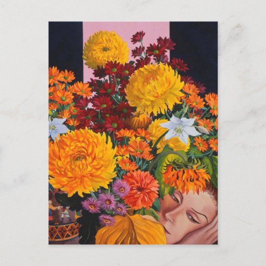 Schilderen in oktober 2005 briefkaart (Voorkant)