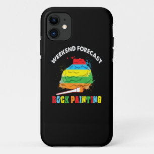 Schilderen Kinder Weekend Ecast Rock Schilderij iPhone 11 Hoesje