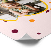 Schilderen kleurrijk 9e verjaardag Foto collage Poster (Hoek)