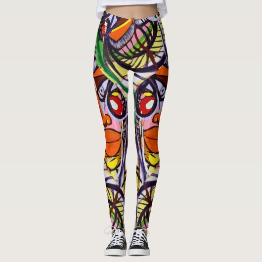 Schilderen Leggings (Voorkant)