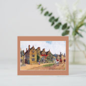  schilderen Lygon Arms Broadway art Briefkaart (Staand voorkant)