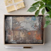 Schilderen Mannen bij Westerne Saloon Decoupage Tissuepapier (Geschenk)