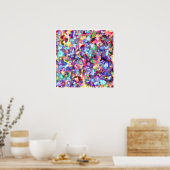 Schilderen met kleur poster (Keuken)