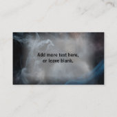 Schilderen met rook visitekaartje (Achterkant)