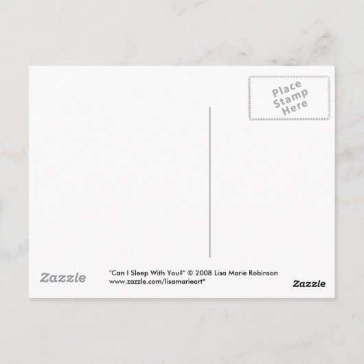 Schilderen met scared Tuxedo Cat en Cudly Duck Briefkaart (Achterkant)